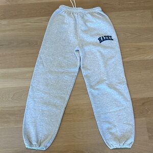 Gray woman’s Hazel Boutique Sweatpants- size small - excellent condition
